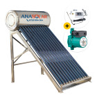 Panou Solar Apa Calda 120 L Nepresurizat Inox cu Controller + Pompa Ridicare Presiune
