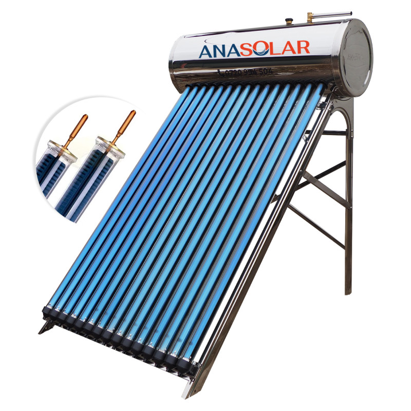 Panou solar presurizat 150 litri, pentru apa calda, heat-pipe Panou solar presurizat 150 litri, pentru apa calda, heat-pipe
