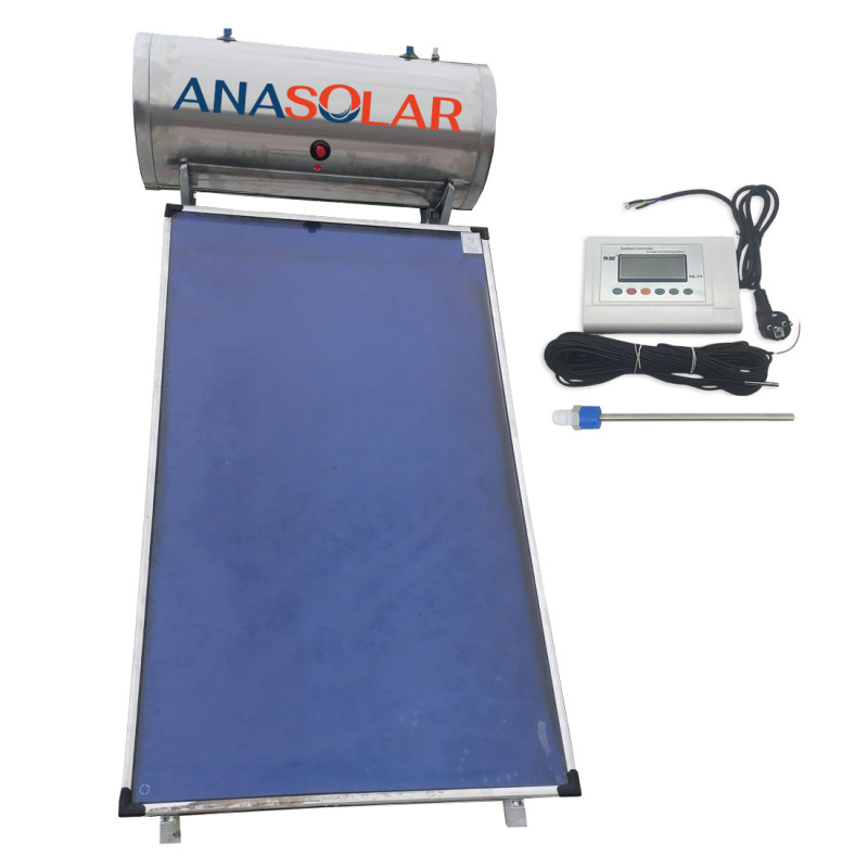 Panou solar plan 160l cu glicol, presurizat, pentru apa calda AnaSolar Panou solar plan 160l cu glicol, presurizat, pentru apa calda AnaSolar