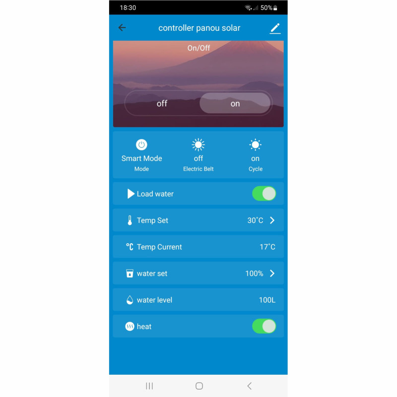 Controler automatizare panou solar presurizat TK-7Y SMART cu WiFI