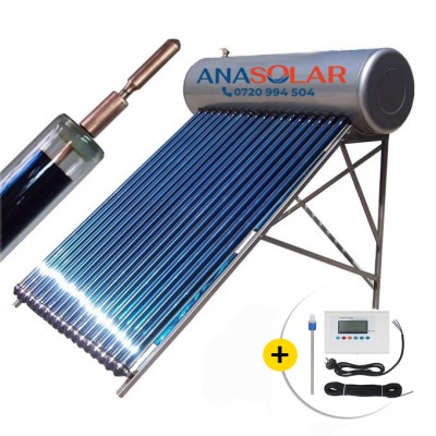 Panou solar apa calda cu rezervor presurizat heat-pipe 120 L cu Controller